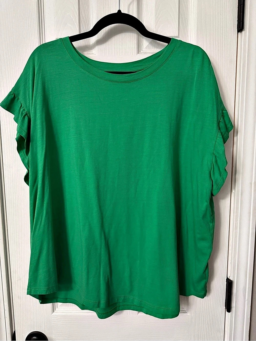Crown & Ivy Short Ruffle Sleeve Tops Size 2X Like New. 3 top bundle - Picture 5 of 13